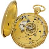 Taschenuhr: hochfeine französische Clockwatch mit Stunden-Repetition und Halbstunden-Selbstschlag, Breguet & Fils No. 6672, ca.1830 - photo 3