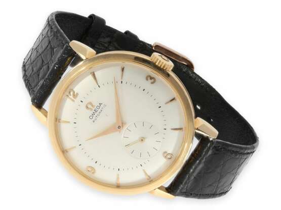 Armbanduhr: sehr seltene "Oversize" Omega Automatic in Roségold, Referenz 2714, ca. 1954 - photo 1