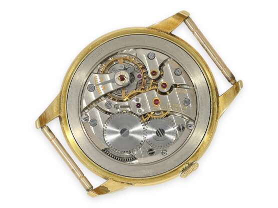 Armbanduhr: große gelbgoldene IWC Herrenuhr mit Zentralsekunde, ca. 1951 - Foto 2