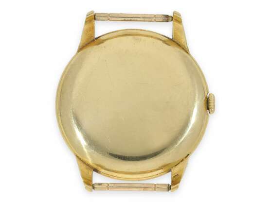 Armbanduhr: große gelbgoldene IWC Herrenuhr mit Zentralsekunde, ca. 1951 - photo 3