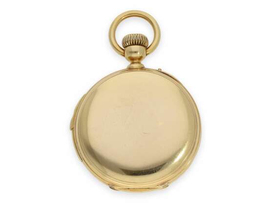 Taschenuhr: hochfeine Taschenuhr mit Viertelstunden-Repetition, vermutlich Kaliber Louis Audemars, hochfeine Qualität, ca. 1875 - фото 6