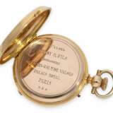Taschenuhr: frühe, rotgoldene Präzisionstaschenuhr, Ankerchronometer Leroy & Fils Paris No.45946, mit Verkaufsbox, ca. 1870 - Foto 6