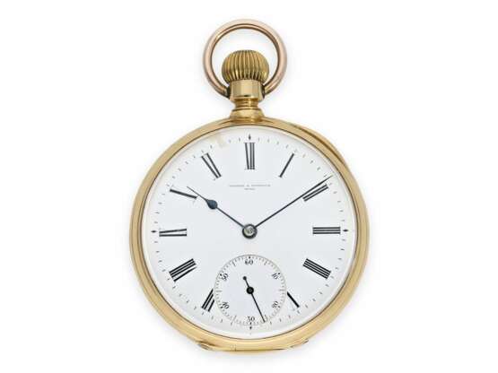 Taschenuhr: hochfeines Ankerchronometer Vacheron & Constantin No.145887, extrem seltene Werksqualität, Genf ca.1875 - фото 1