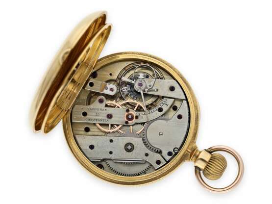 Taschenuhr: hochfeines Ankerchronometer Vacheron & Constantin No.145887, extrem seltene Werksqualität, Genf ca.1875 - фото 2