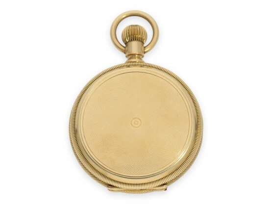Taschenuhr: schwere Goldsavonnette Tiffany Co. No. 86188, möglicherweise ein Patek Philippe Kaliber, ca.1890 - фото 6