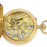 Taschenuhr: Longines Ankerchronometer mit Chronograph und Zähler "Chronographe Antimagnetique", 18K Gold, ca. 1915 - photo 3