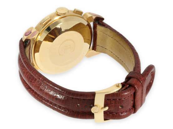 Armbanduhr: neuwertiger, sehr hochwertiger Chronoswiss Chronograph in 18K Roségold, Ref. 7441, Originalbox, Papiere und Originalrechnung - Foto 4