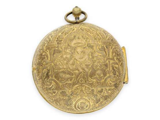 Taschenuhr: sehr schön erhaltene Oignon, signiert Beliard a Paris, ca.1710 - photo 4