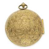 Taschenuhr: sehr schön erhaltene Oignon, signiert Beliard a Paris, ca.1710 - photo 4