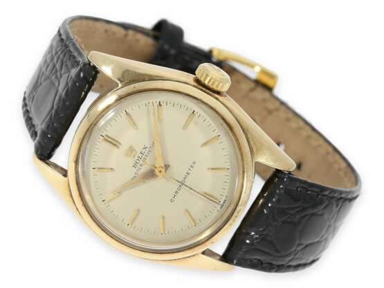Armbanduhr: frühes Rolex Bubble Back Chronometer mit Zentralsekunde, seltene Ref. 5048, ca.1948 - photo 1