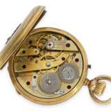 Taschenuhr: Gold/Emaille-Taschenuhr mit Diamantbesatz, allerfeinste Lupenmalerei, gefertigt für den arabischen Markt, ca. 1870 - фото 5