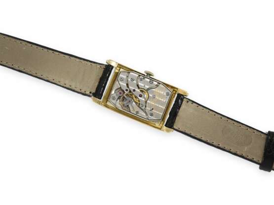 Armbanduhr: außergewöhnlich schöne, große ausgefallene und seltene Patek Philippe Herrenuhr aus der Zeit um 1943, 18K Gold - фото 3