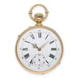 Taschenuhr: hochfeines Louis XV Taschenchronometer, vermutlich ein Louis Audemars Kaliber No.22303, signiert Lassall & Fils, ca.1875 - фото 1