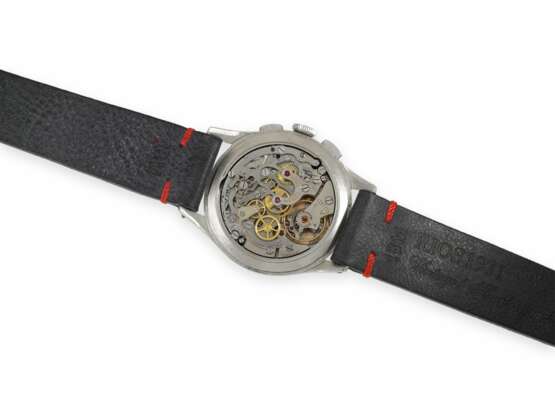 Armbanduhr: früher Omega Stahl-Chronograph in sehr gutem Zustand, Ref.2463/1, ca. 1945 - Foto 2