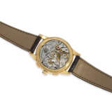 Armbanduhr: sehr seltener, großer "oversize" Longines Flyback-Chronograph in 18K Gold, ca. 1953 - Foto 3