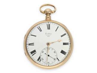 Taschenuhr: schweres englisches Taschenchronometer mit Repetition, fantastische Qualität, Richard Ganthony London Chronometermacher und Meister seit 1828, Hallmarks London 1814