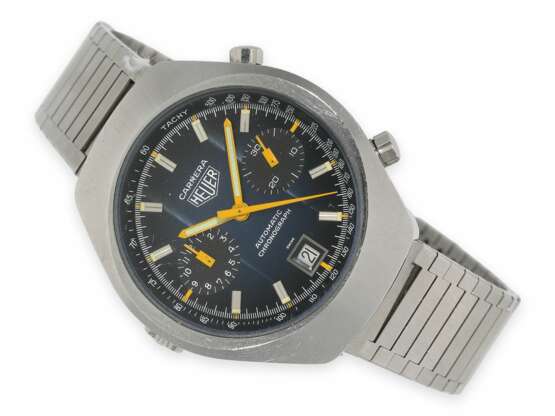 Armbanduhr: gesuchter vintage Chronograph, Heuer Carrera Ref.110573, 70er-Jahre - photo 1