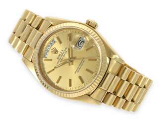 Armbanduhr: vintage Rolex Day-Date Ref.18038, ca.1980