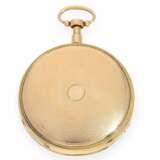 Taschenuhr: exquisite Gold/Emaille-Taschenuhr mit Repetition und Musikspielwerk, Piguet & Meylan, Genf um 1820 - photo 4