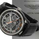 Armbanduhr: sportlicher, limitierter Racing-Chronograph Jaeger Le Coultre Aston Martin Ref.192.T.25, No. 071/100, nahezu neuwertig mit Originalbox und Originalpapieren, Jubiläumsmodell 2009, verkauft 2011 - Foto 1