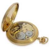 Taschenuhr: extrem schweres und frühes A. Lange & Söhne Ankerchronometer in der seltenen Ausführung mit "Patentrücker", No. 14810, ca.1881 - фото 3