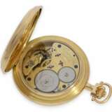 Taschenuhr: extrem schweres und frühes A. Lange & Söhne Ankerchronometer in der seltenen Ausführung mit "Patentrücker", No. 14810, ca.1881 - Foto 4
