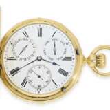 Taschenuhr: absolute Rarität, museales und möglicherweise einzigartiges Ekegren Taschenchronometer "Montre à Tact" mit Kalender, No. 14546, Genf ca.1870 - фото 1
