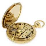 Taschenuhr: absolute Rarität, museales und möglicherweise einzigartiges Ekegren Taschenchronometer "Montre à Tact" mit Kalender, No. 14546, Genf ca.1870 - photo 5