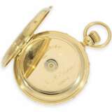 Taschenuhr: absolute Rarität, museales und möglicherweise einzigartiges Ekegren Taschenchronometer "Montre à Tact" mit Kalender, No. 14546, Genf ca.1870 - фото 7