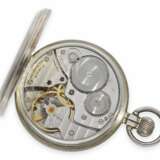Taschenuhr: hochfeines silbernes Taschenchronometer mit Gangreserve, Chronometre Zenith, Ref. 07 . 0050 . 148, No. 2 !, neuwertig - photo 2