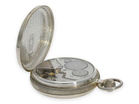 Taschenuhr: hochfeines silbernes Taschenchronometer mit Gangreserve, Chronometre Zenith, Ref. 07 . 0050 . 148, No. 2 !, neuwertig - photo 3