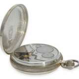 Taschenuhr: hochfeines silbernes Taschenchronometer mit Gangreserve, Chronometre Zenith, Ref. 07 . 0050 . 148, No. 2 !, neuwertig - Foto 3