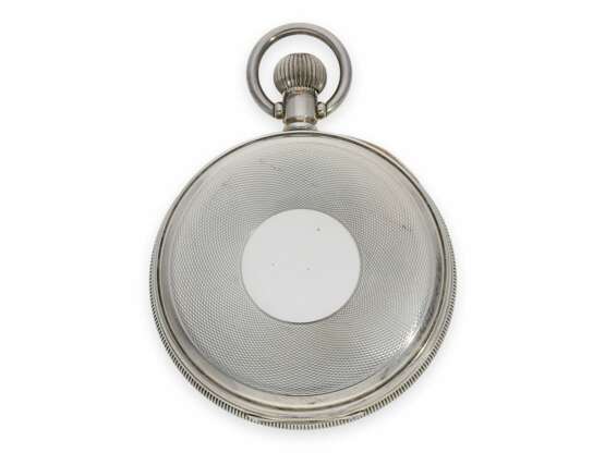Taschenuhr: hochfeines silbernes Taschenchronometer mit Gangreserve, Chronometre Zenith, Ref. 07 . 0050 . 148, No. 2 !, neuwertig - photo 4