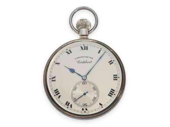 Taschenuhr/Beobachtungsuhr: hochwertiges Taschenchronometer, Chronometre Cortebert Kaliber 526, 2. Hälfte 20. Jahrhundert., new-old-stock - Foto 1