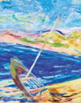 Sylter Dünen mit Boot