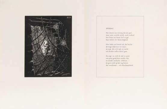 Maurits Cornelis Escher. Vier Holzschnitte und eine Visitenkarte - фото 2