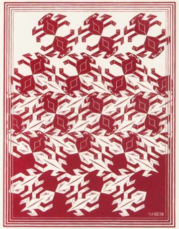Maurits Cornelis Escher. Regelmatige vlakverdeling V & VI und andere Holzschnitte - Foto 1