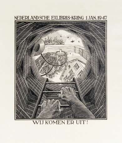 Maurits Cornelis Escher. Konvolut Holzschnitte - фото 4