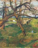 Bauernhof im Frühling