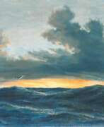 Daniel Herman Anton Melbye. Sonnenuntergang auf See