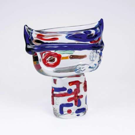 Walter Furlan. Glas-Skulptur 'Vase - Omaggio a Miró' - Foto 1