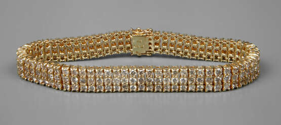 Armband mit Brillanten von zusammen ca. 10 ct - Foto 1