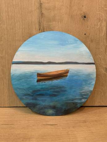 Design Painting “Canoe”, Canvas, Acrylic paint, Landscape painting, 2020 - photo 1