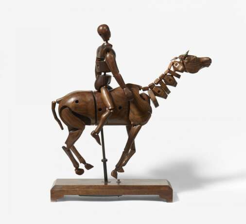 Bewegungsmodell eines Pferdes mit Reiter - photo 3
