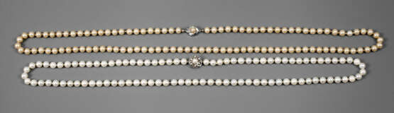 Lange Perlenkette - Foto 1