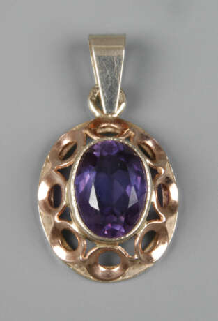 Anhänger mit Amethyst - photo 1