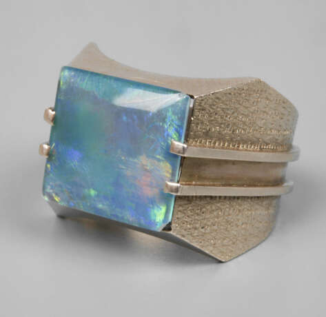 Herrenring mit Edelopal - photo 1