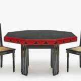 Art-Dèco-Tisch und sechs Stühle (zu voriger Nr. passend) - Foto 1
