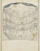 Entwurf für den Zuschauerraum eines kaiserlichen Theaters