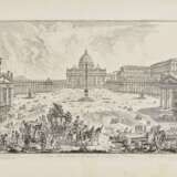 Giovanni Battista Piranesi. Titelblatt Vedute di Roma - Veduta della Basilica e Piazza di S. Pietro in Vaticano - photo 2